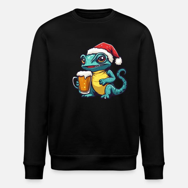Bière de Noël Caméléon - Sweat bio ROLLER Stanley/Stella Unisexe - noir