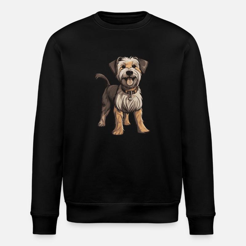 Chien Yorkshire Terrier - Sweat bio ROLLER Stanley/Stella Unisexe - noir
