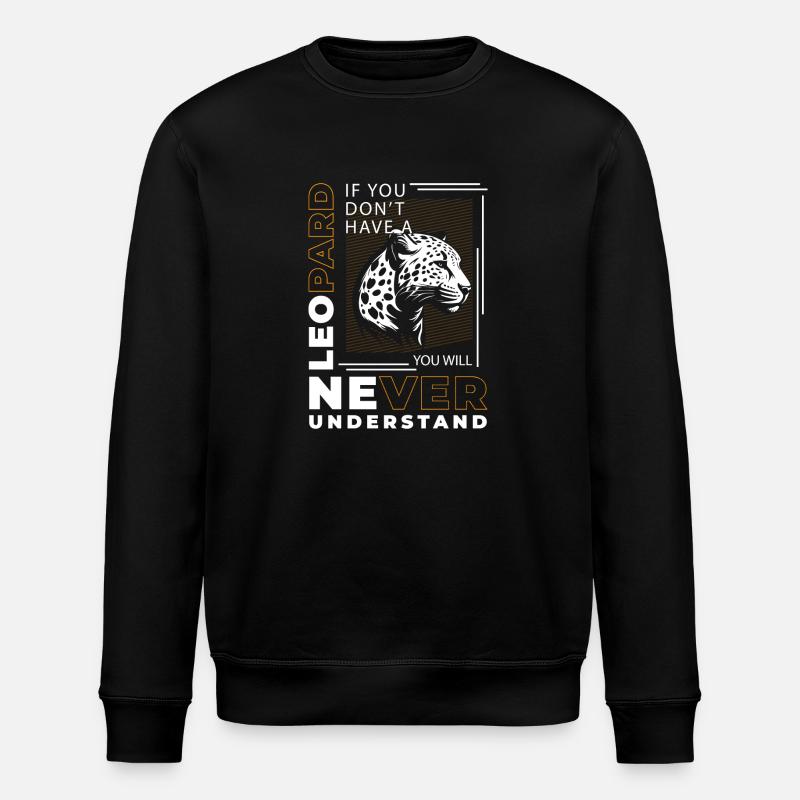 Prédateur guépard d’Afrique - Sweat bio ROLLER Stanley/Stella Unisexe - noir