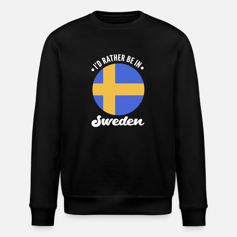 Schweden Schwedisch - Stanley/Stella Unisex Bio-Sweatshirt ROLLER - Schwarz