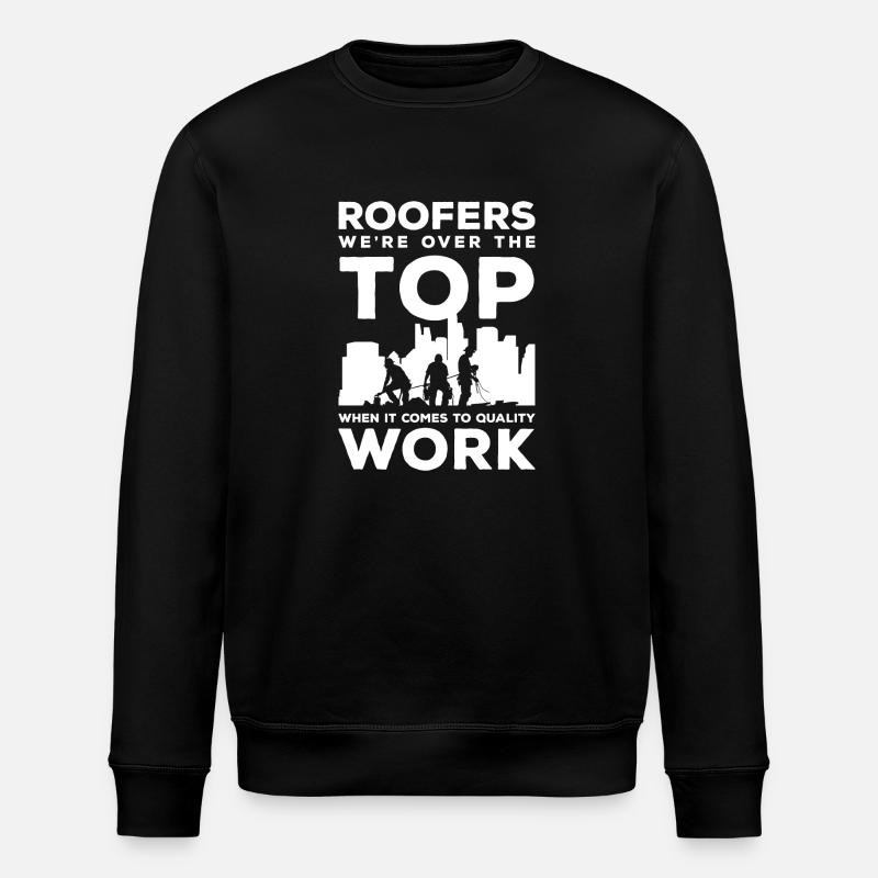 Handwerker Spaß - Stanley/Stella Unisex Bio-Sweatshirt ROLLER - Schwarz