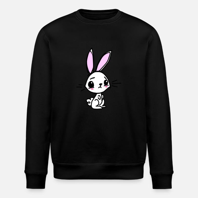 Kleiner Hase - Stanley/Stella Unisex Bio-Sweatshirt ROLLER - Schwarz