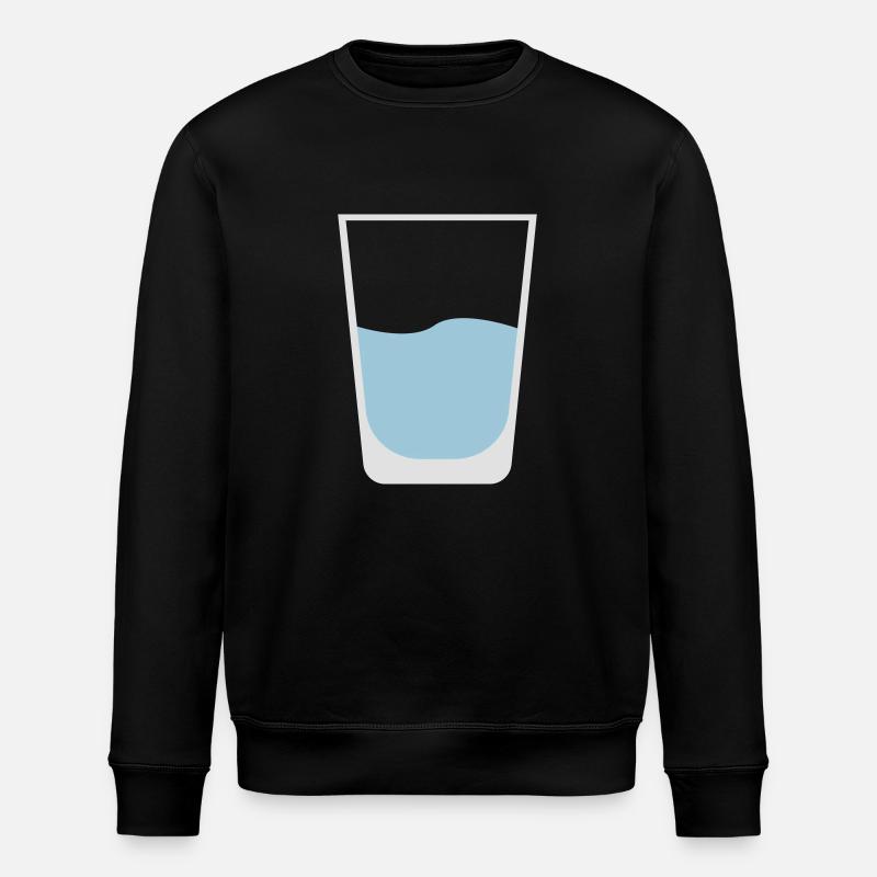 GlasWasser - Stanley/Stella Unisex Bio-Sweatshirt ROLLER - Schwarz