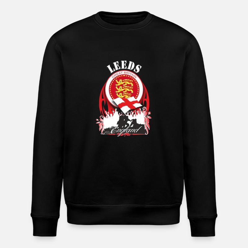 leeds - Sweat bio ROLLER Stanley/Stella Unisexe - noir