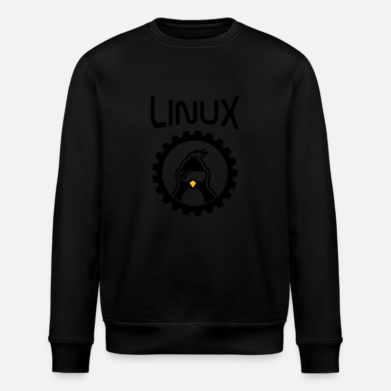 roue linux - Sweat bio ROLLER Stanley/Stella Unisexe - noir