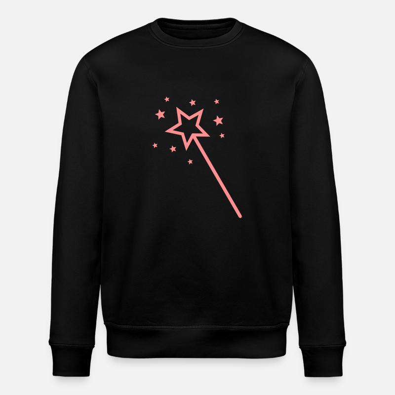 poussière de lutin - Sweat bio ROLLER Stanley/Stella Unisexe - noir