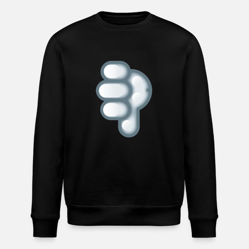 Smiley Hand Signal Down - Sweat bio ROLLER Stanley/Stella Unisexe - noir