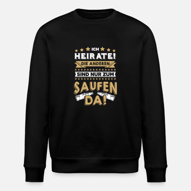 jga - Stanley/Stella Unisex Bio-Sweatshirt ROLLER - Schwarz