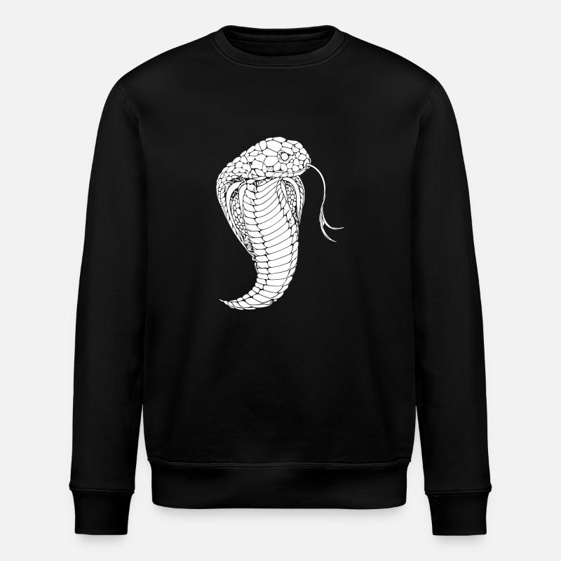 Serpent cobra serpent cobra - Sweat bio ROLLER Stanley/Stella Unisexe - noir