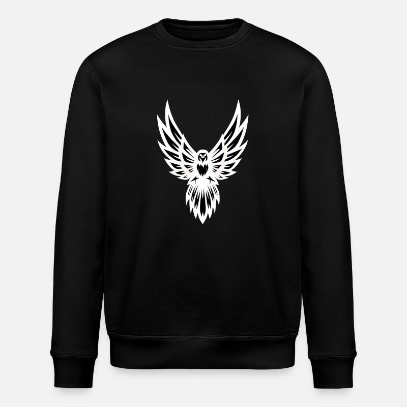 Adler - Stanley/Stella Unisex Bio-Sweatshirt ROLLER - Schwarz