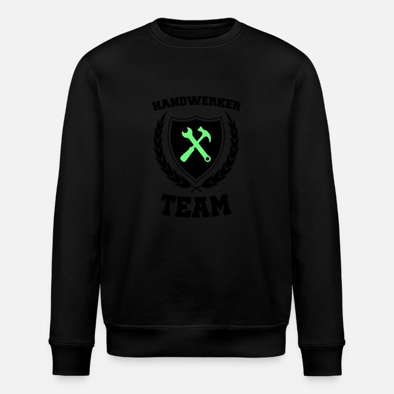 handwerker team 02 - Stanley/Stella Unisex Bio-Sweatshirt ROLLER - Schwarz