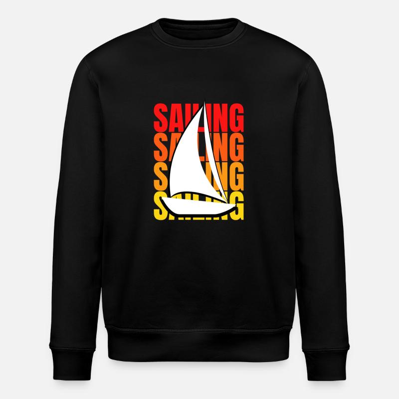 Sailing Dreams: Wind in the Sails - Stanley/Stella ROLLER Unisex Organic Sweatshirt - black