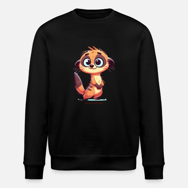 Erdmännchen - Stanley/Stella Unisex Bio-Sweatshirt ROLLER - Schwarz