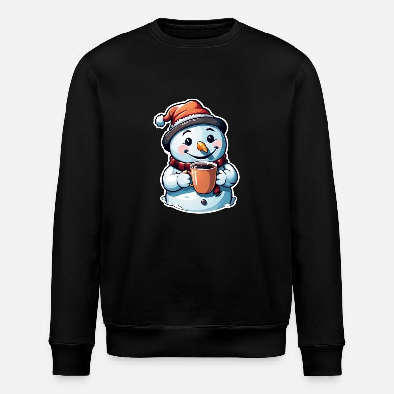 Schneemann - Stanley/Stella Unisex Bio-Sweatshirt ROLLER - Schwarz