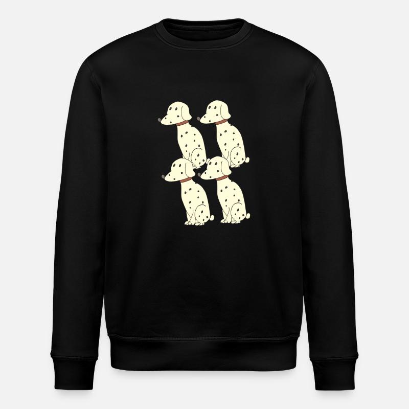 dalmatiner 4 - Stanley/Stella Unisex Bio-Sweatshirt ROLLER - Schwarz