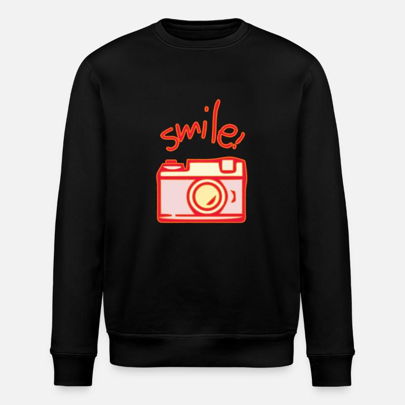 Camera - Stanley/Stella ROLLER Unisex Organic Sweatshirt - black