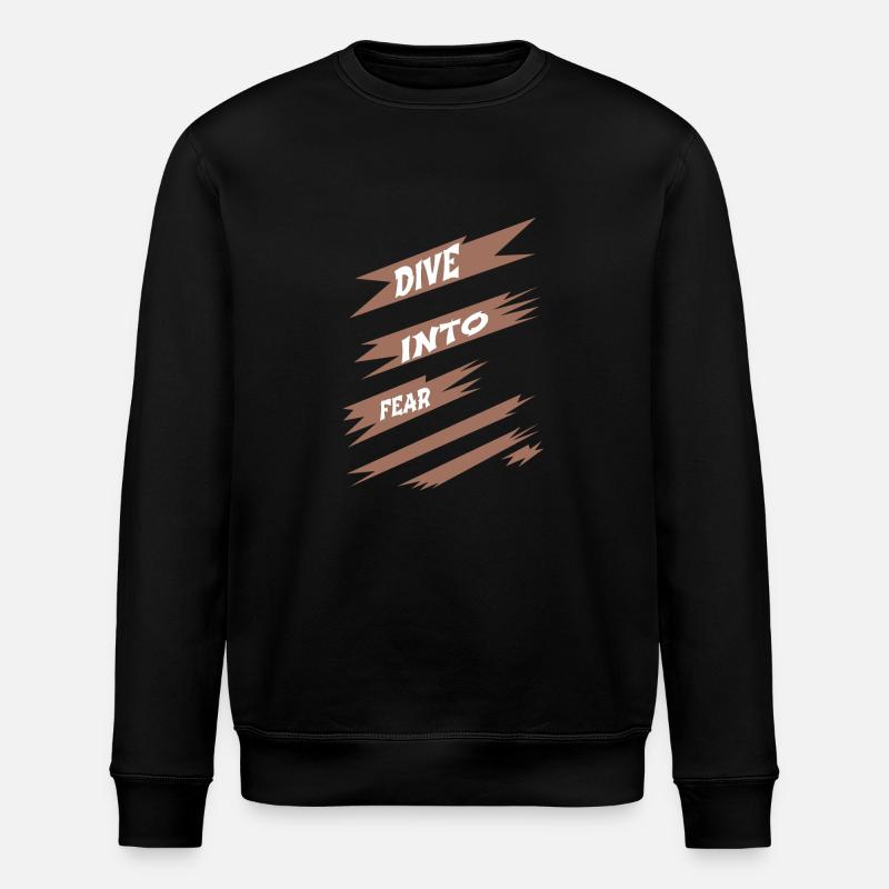 Fun Inner Courage Courage Mindset - Stanley/Stella ROLLER Unisex Organic Sweatshirt - black