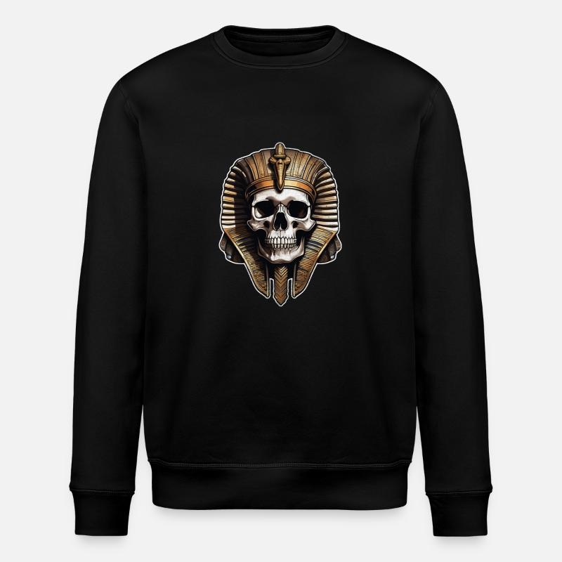 pharaon- momie - egypte - Sweat bio ROLLER Stanley/Stella Unisexe - noir