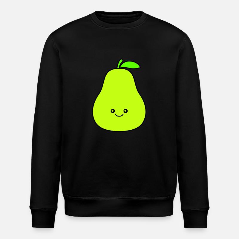 Pear Comic - Stanley/Stella ROLLER Unisex Organic Sweatshirt - black