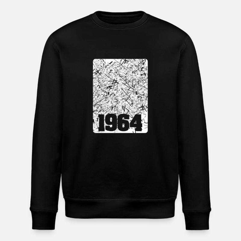 1964 - Stanley/Stella Unisex Bio-Sweatshirt ROLLER - Schwarz