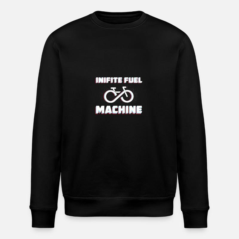 Infinite Fuel - Bicycle Machine - Stanley/Stella ROLLER Unisex Organic Sweatshirt - black