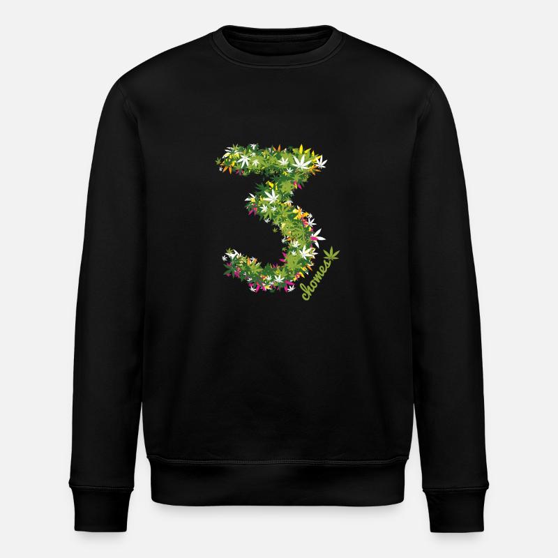 Trichomes, l'essence du Cannabis - Sweat bio ROLLER Stanley/Stella Unisexe - noir