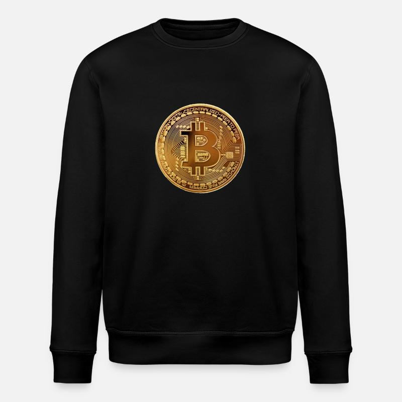 bitcoin Gold Pièce - Sweat bio ROLLER Stanley/Stella Unisexe - noir