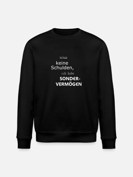 Sondervermögen - Stanley/Stella Unisex Bio-Sweatshirt ROLLER - Schwarz