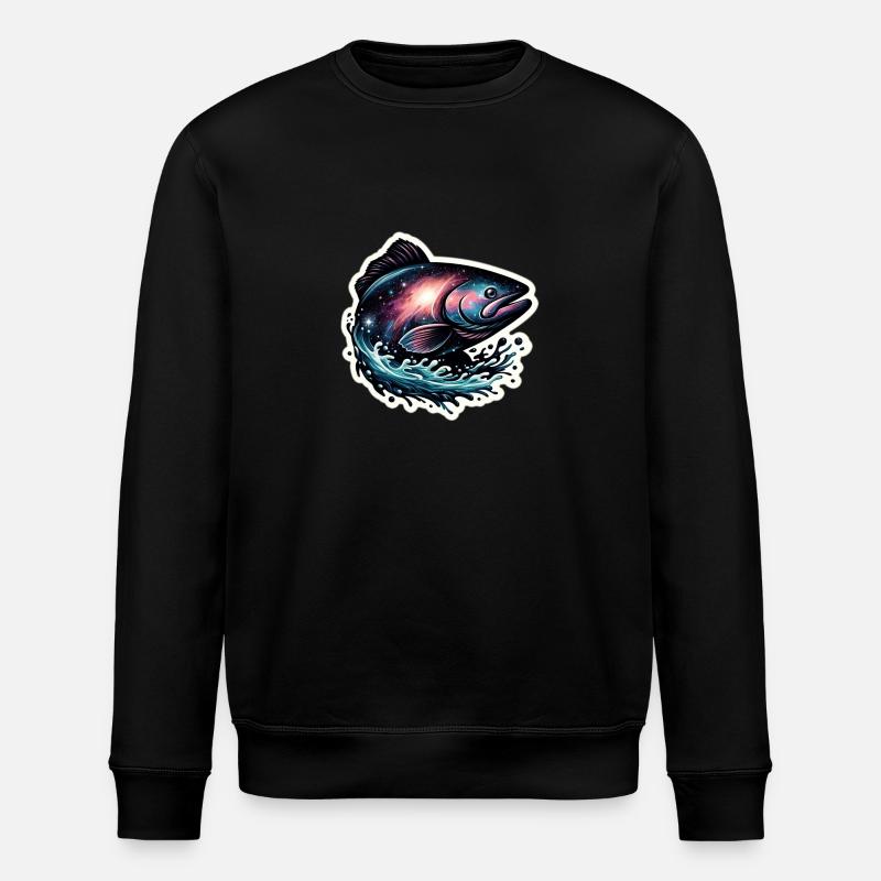 Poisson galactique - Sweat bio ROLLER Stanley/Stella Unisexe - noir
