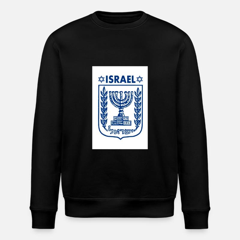 Israel logo - Sweat bio ROLLER Stanley/Stella Unisexe - noir
