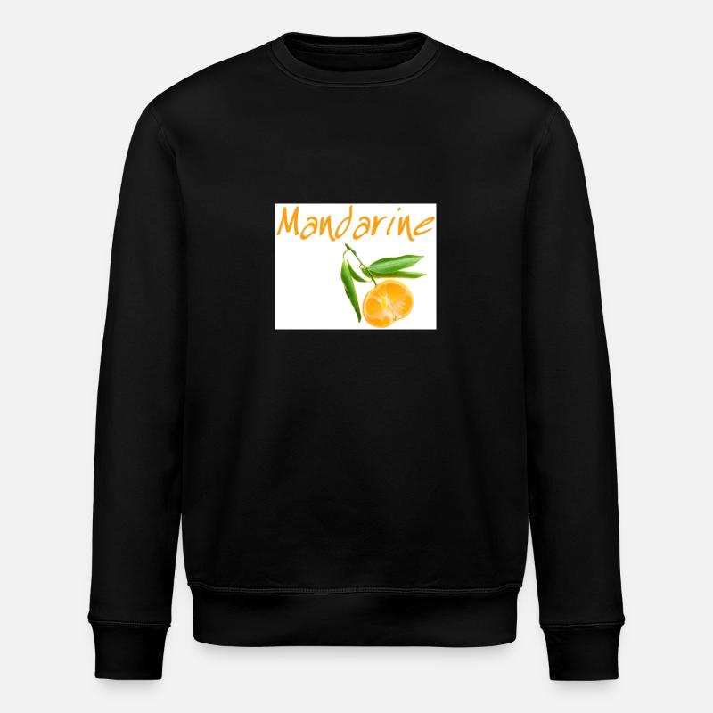 Mandarine - Stanley/Stella Unisex Bio-Sweatshirt ROLLER - Schwarz