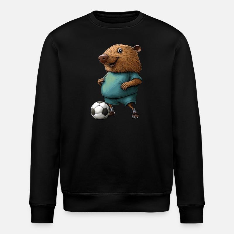 Fussball Maulwürfe - Stanley/Stella Unisex Bio-Sweatshirt ROLLER - Schwarz