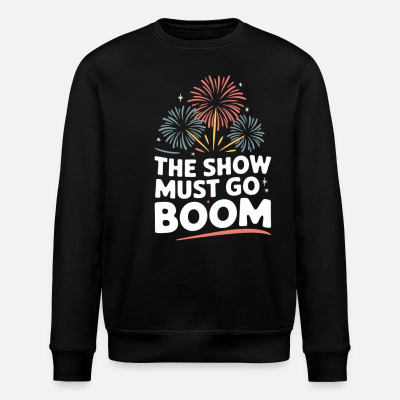 Pyrotechnics Fireworks Pyrotechnics - Stanley/Stella ROLLER Unisex Organic Sweatshirt - black