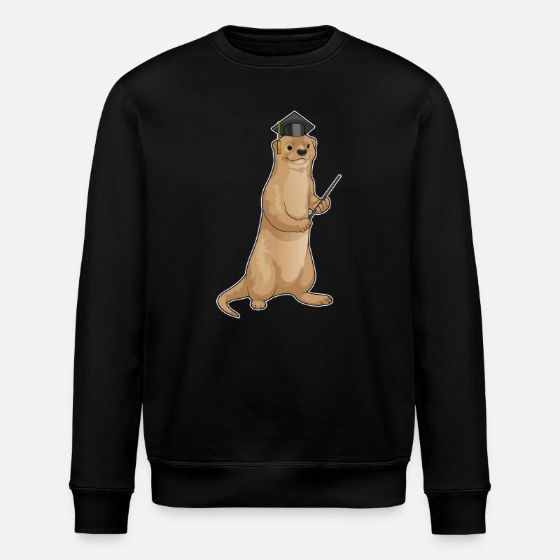 Cylindre du professeur Otter - Sweat bio ROLLER Stanley/Stella Unisexe - noir