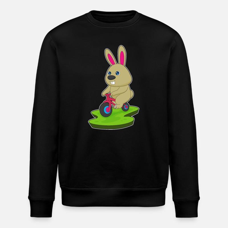 Lapin Vélo - Sweat bio ROLLER Stanley/Stella Unisexe - noir