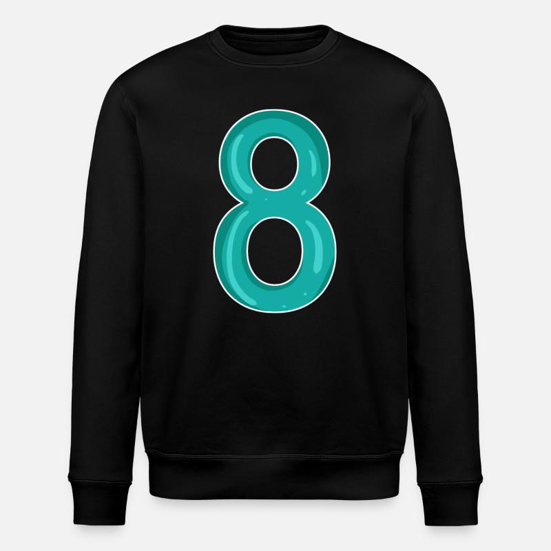 8 - Stanley/Stella ROLLER Unisex Organic Sweatshirt - black