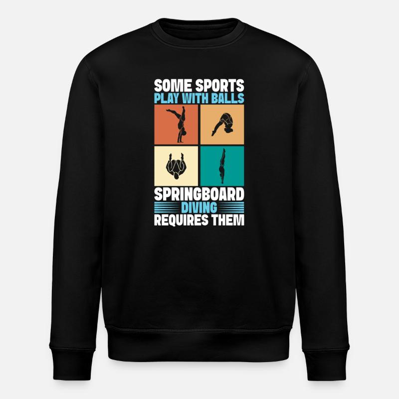 Plongeoir - Sweat bio ROLLER Stanley/Stella Unisexe - noir