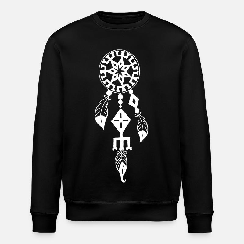Attrape-rêve blanc - Sweat bio ROLLER Stanley/Stella Unisexe - noir