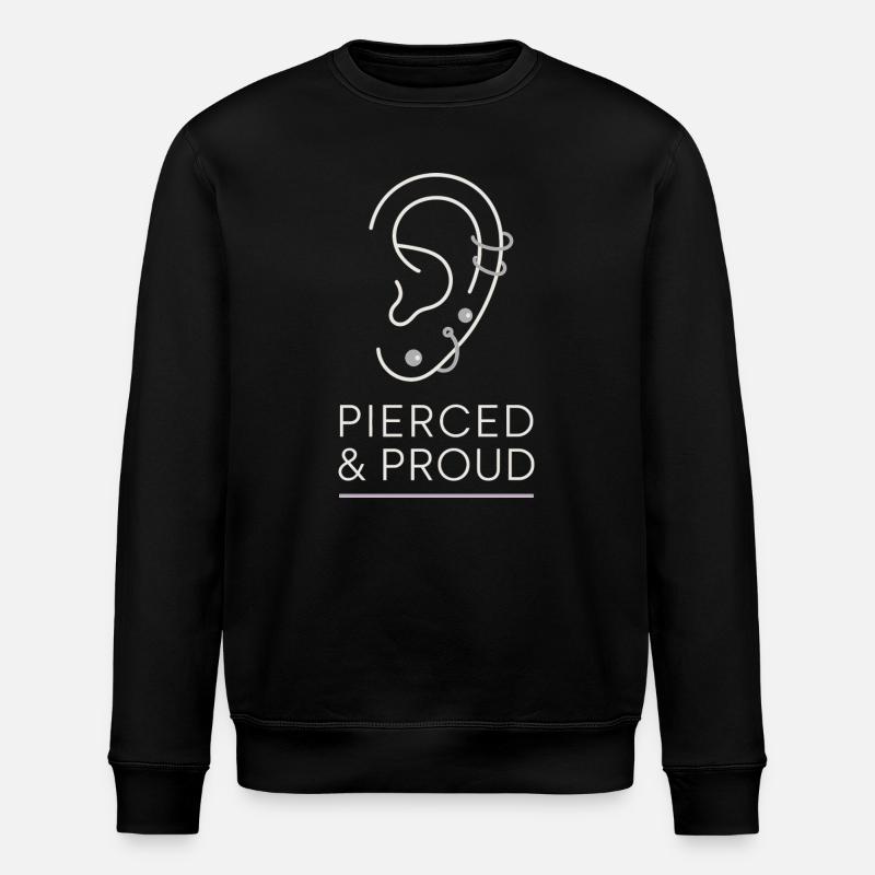 Piercing Addict Body Mod Enthusiast - Stanley/Stella Unisex Bio-Sweatshirt ROLLER - Schwarz