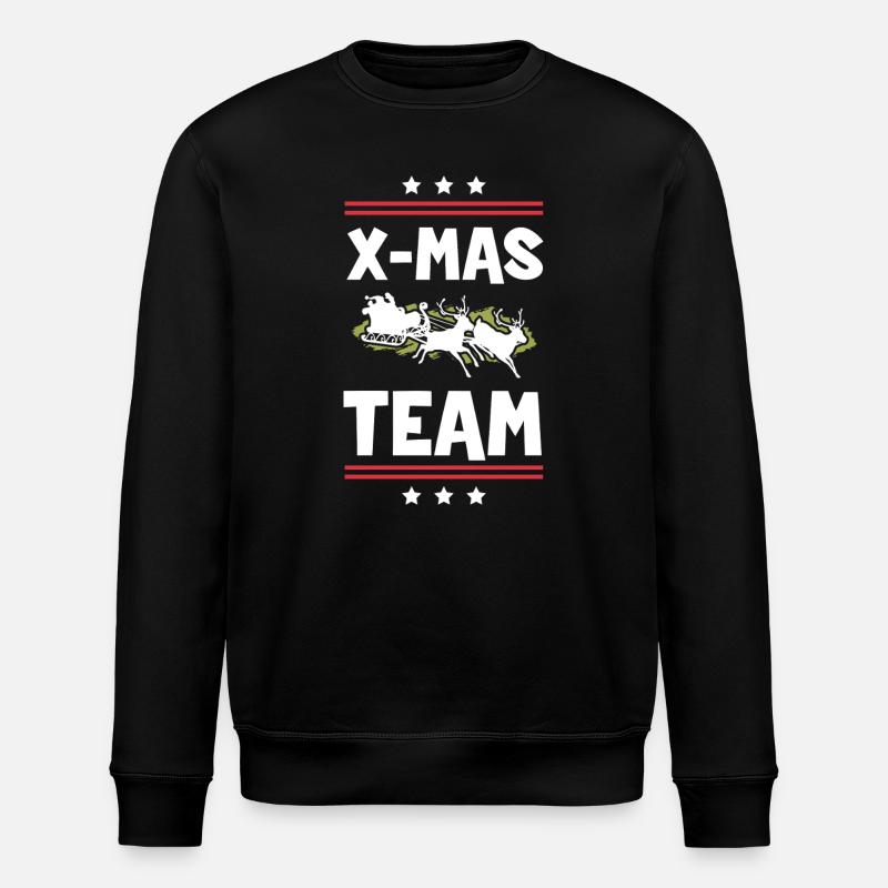 L’équipe X-Mas - Sweat bio ROLLER Stanley/Stella Unisexe - noir