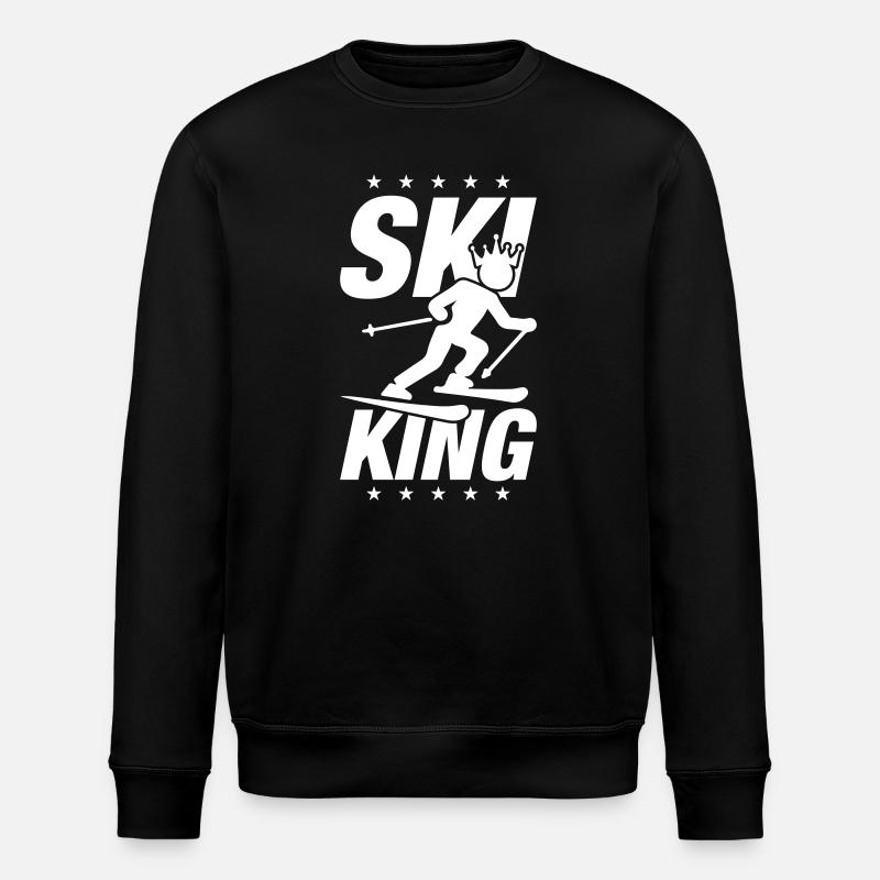 Ski King - Stanley/Stella Unisex Bio-Sweatshirt ROLLER - Schwarz