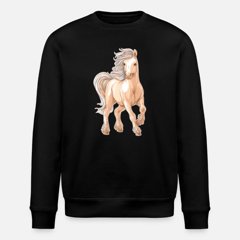 Cheval Poney - Sweat bio ROLLER Stanley/Stella Unisexe - noir