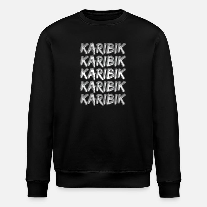 Karibik - Stanley/Stella Unisex Bio-Sweatshirt ROLLER - Schwarz