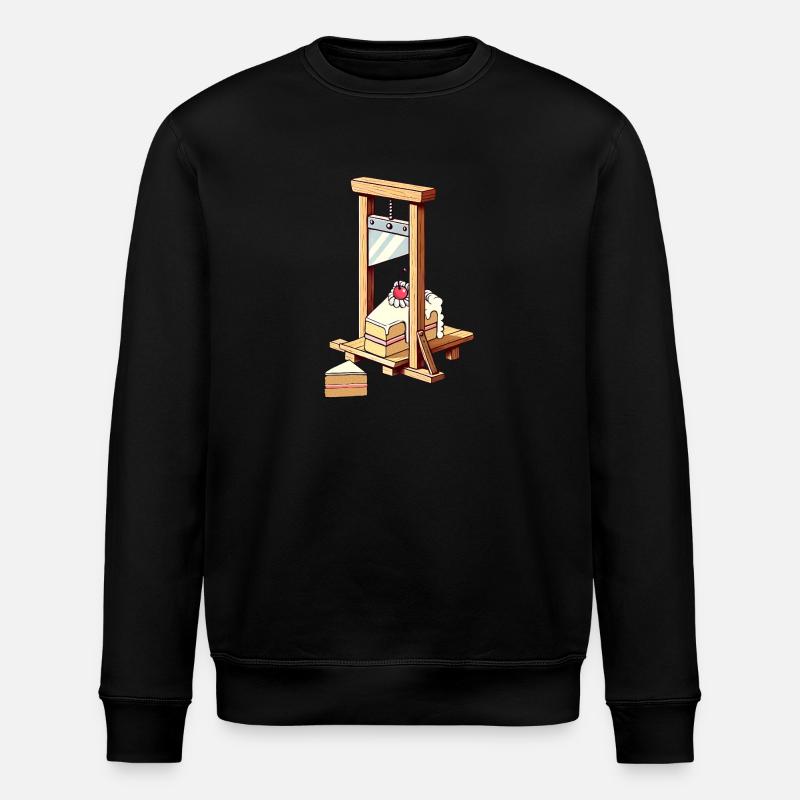 Guillotine « Laissez-les manger du gâteau » - Sweat bio ROLLER Stanley/Stella Unisexe - noir