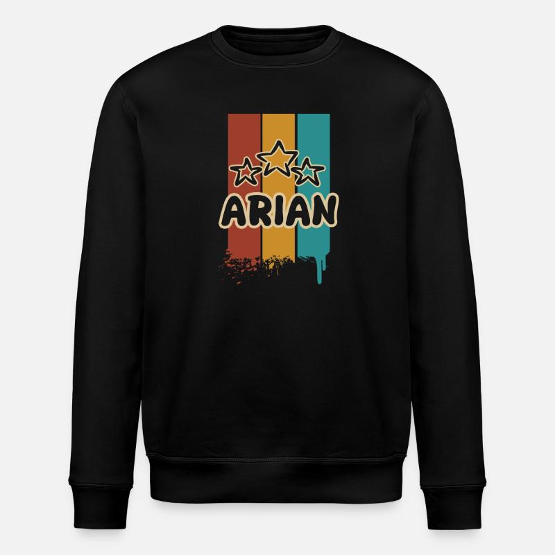 Arian Arian - Stanley/Stella Unisex Bio-Sweatshirt ROLLER - Schwarz