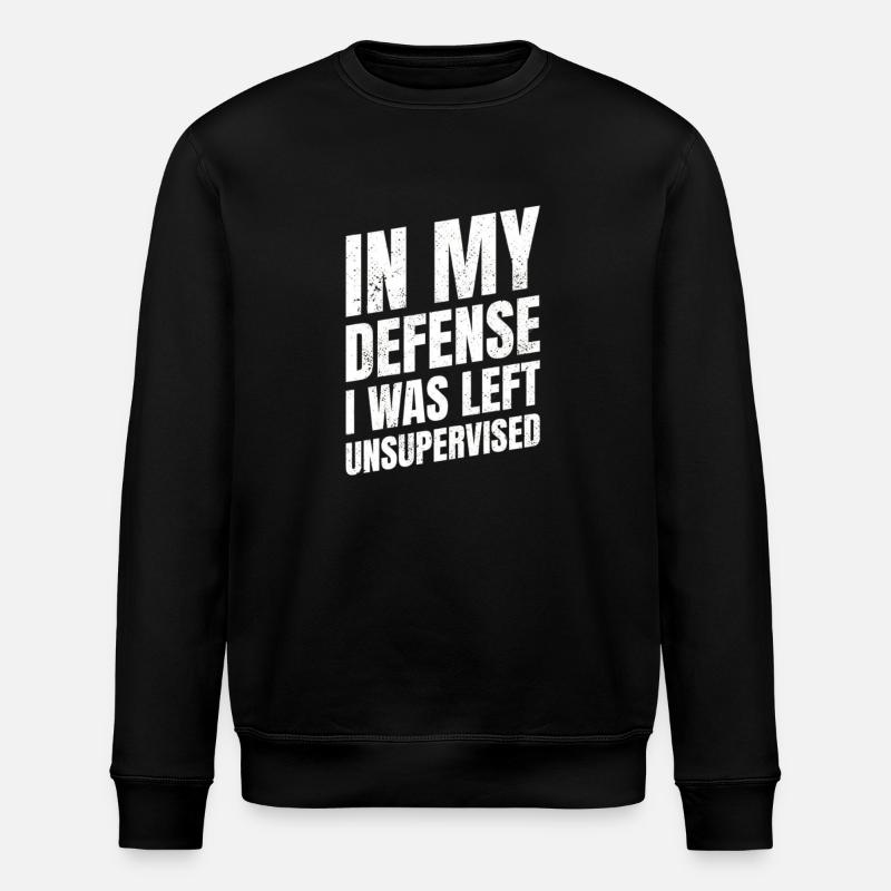 POUR MA DÉFENSE T Shirt - Sweat bio ROLLER Stanley/Stella Unisexe - noir