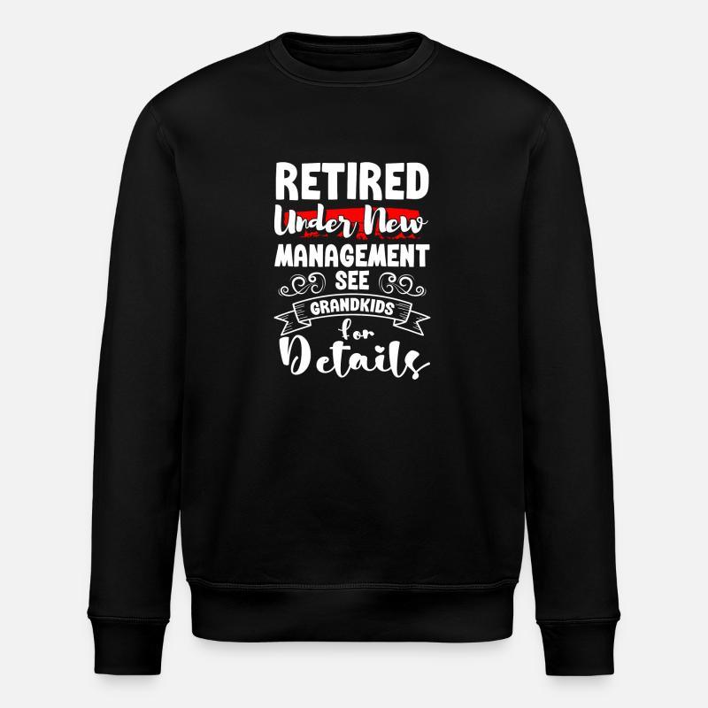 Großeltern Enkel Liebe - Stanley/Stella Unisex Bio-Sweatshirt ROLLER - Schwarz