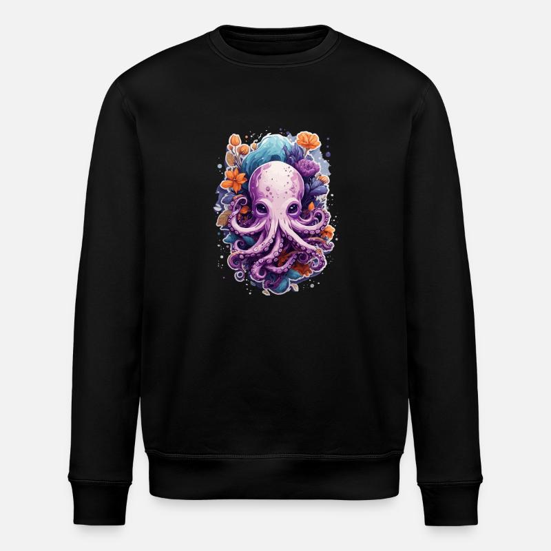 Calmar sucré - Sweat bio ROLLER Stanley/Stella Unisexe - noir