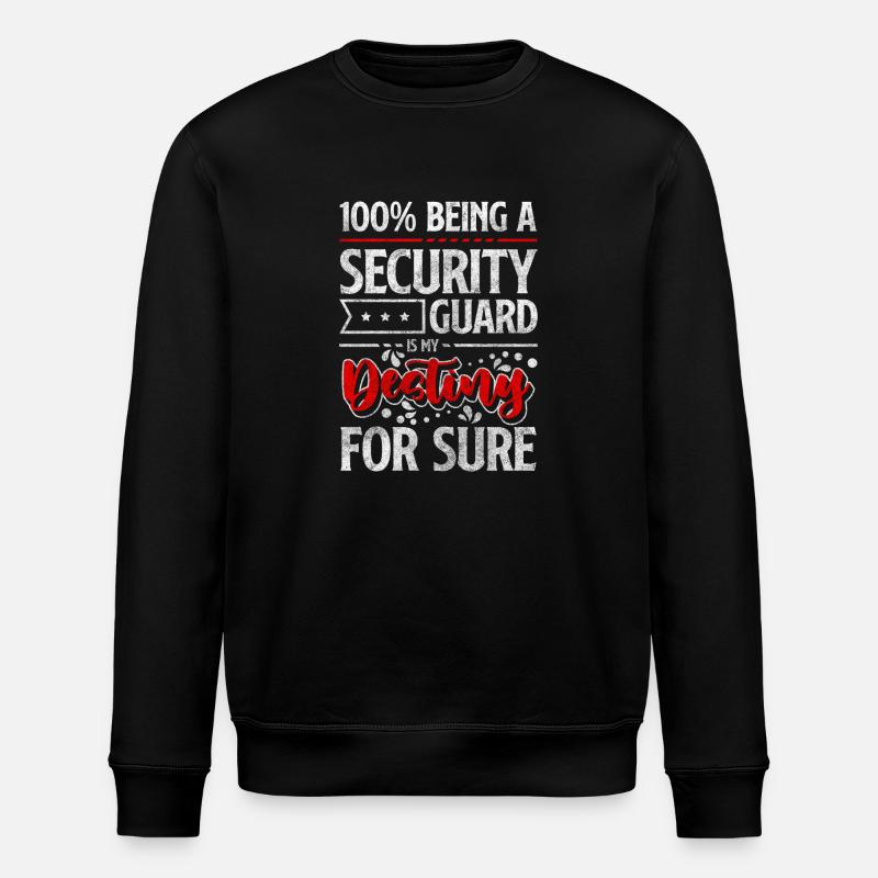 Security Profession - Stanley/Stella ROLLER Unisex Organic Sweatshirt - black