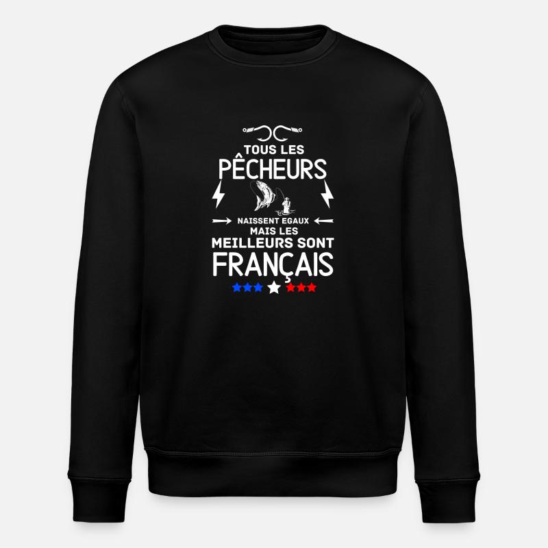 Meilleues pêcheur Français - Sweat bio ROLLER Stanley/Stella Unisexe - noir